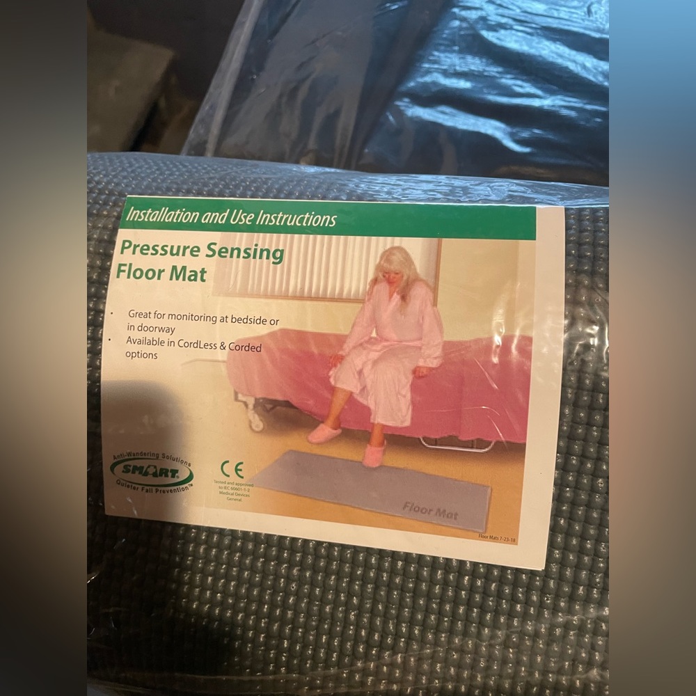Smart Caregiver Corded Pressure Sensing Landing Mat